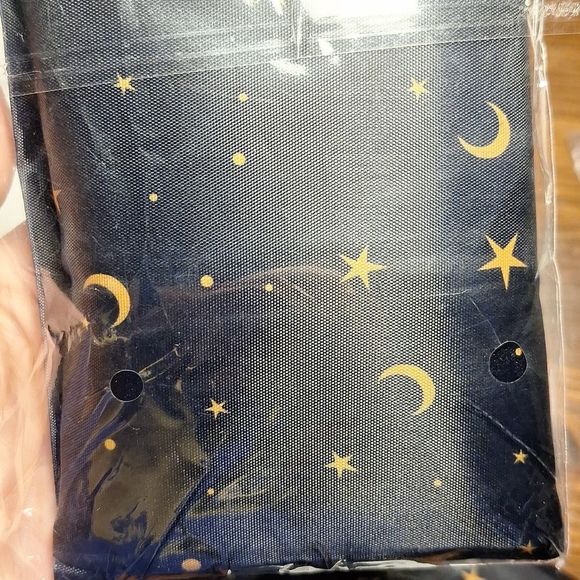 Night sky moon stars collapsible shopping bag tote Constellation - Picture 3 of 3